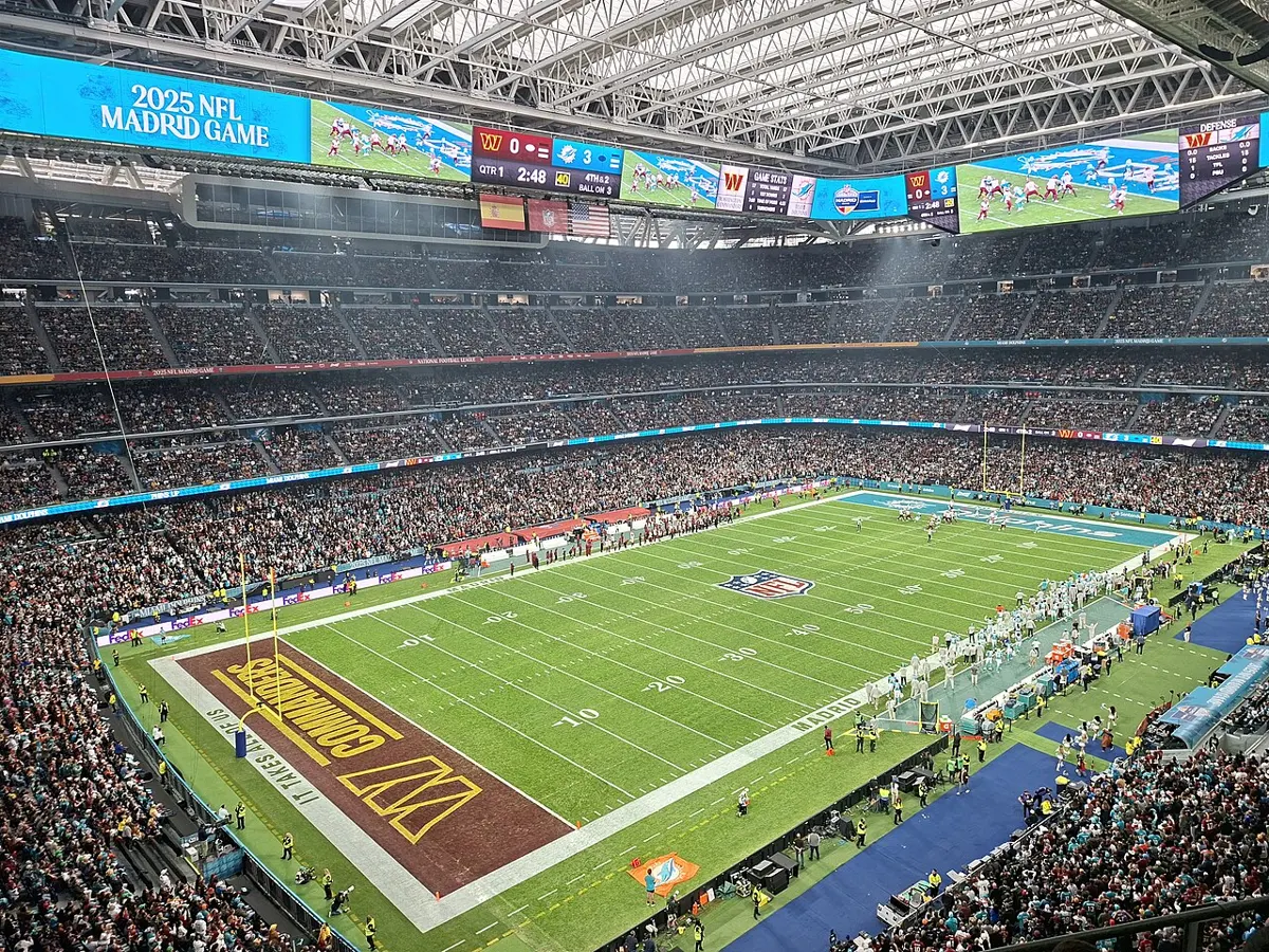 Jogo da NFL em Madri em 2025